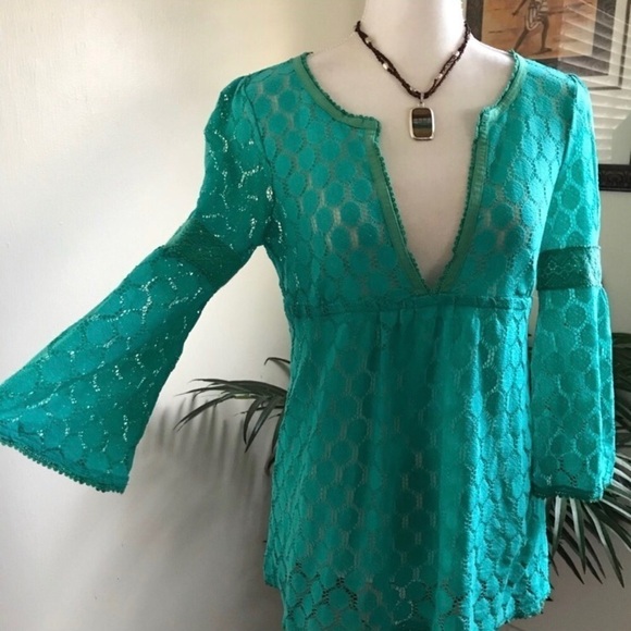 Loft Empire Style Tunic Top M - Picture 3 of 6